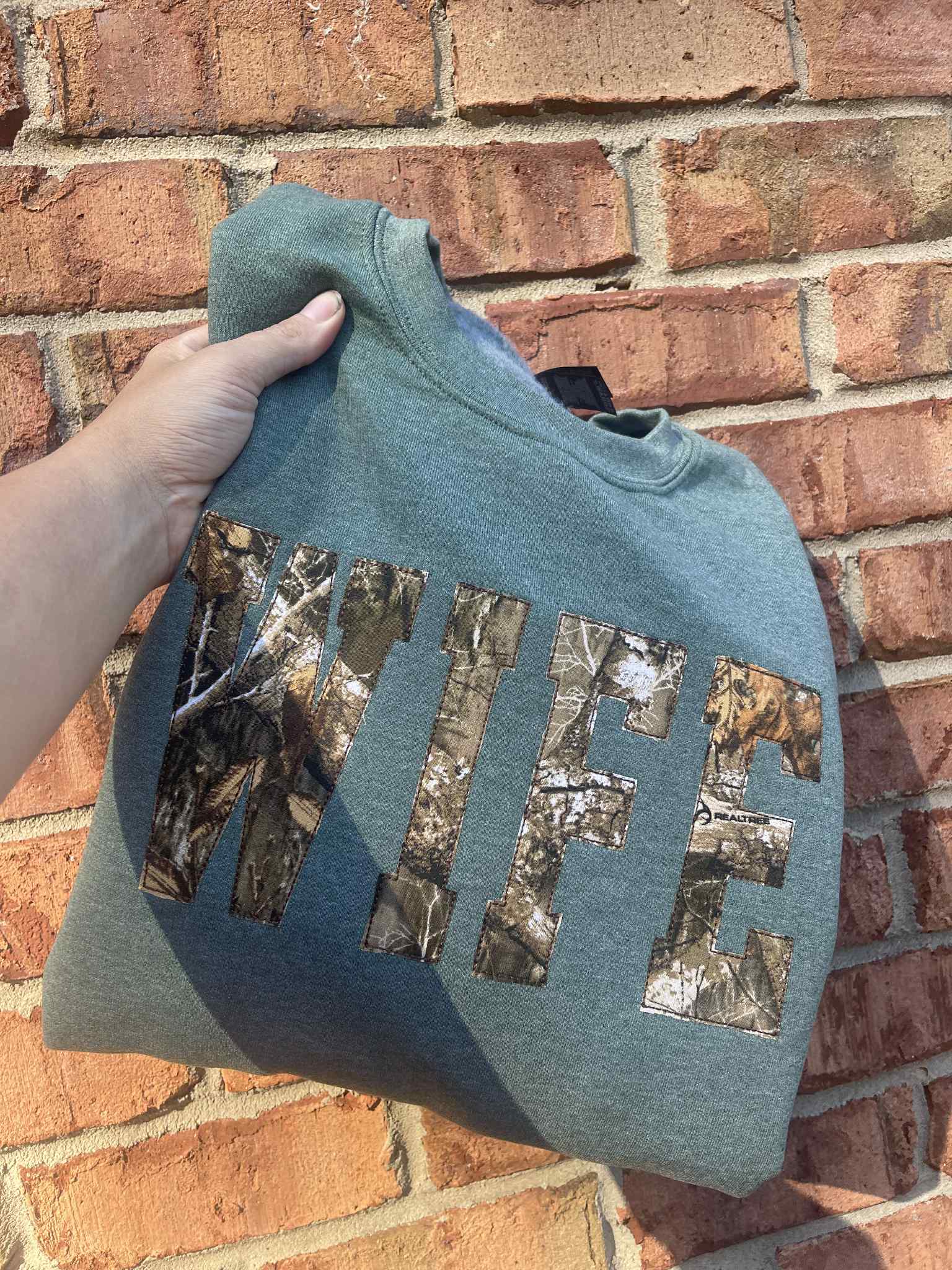 Personalized Realtree® Camo Appliqué Shirt | Custom Embroidered Name Shirt