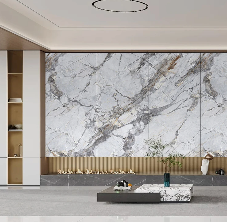 3D Deep Veins PVC Marble Sheets UV Protected | Waterproof | 4x8 ft (32 sq. ft)