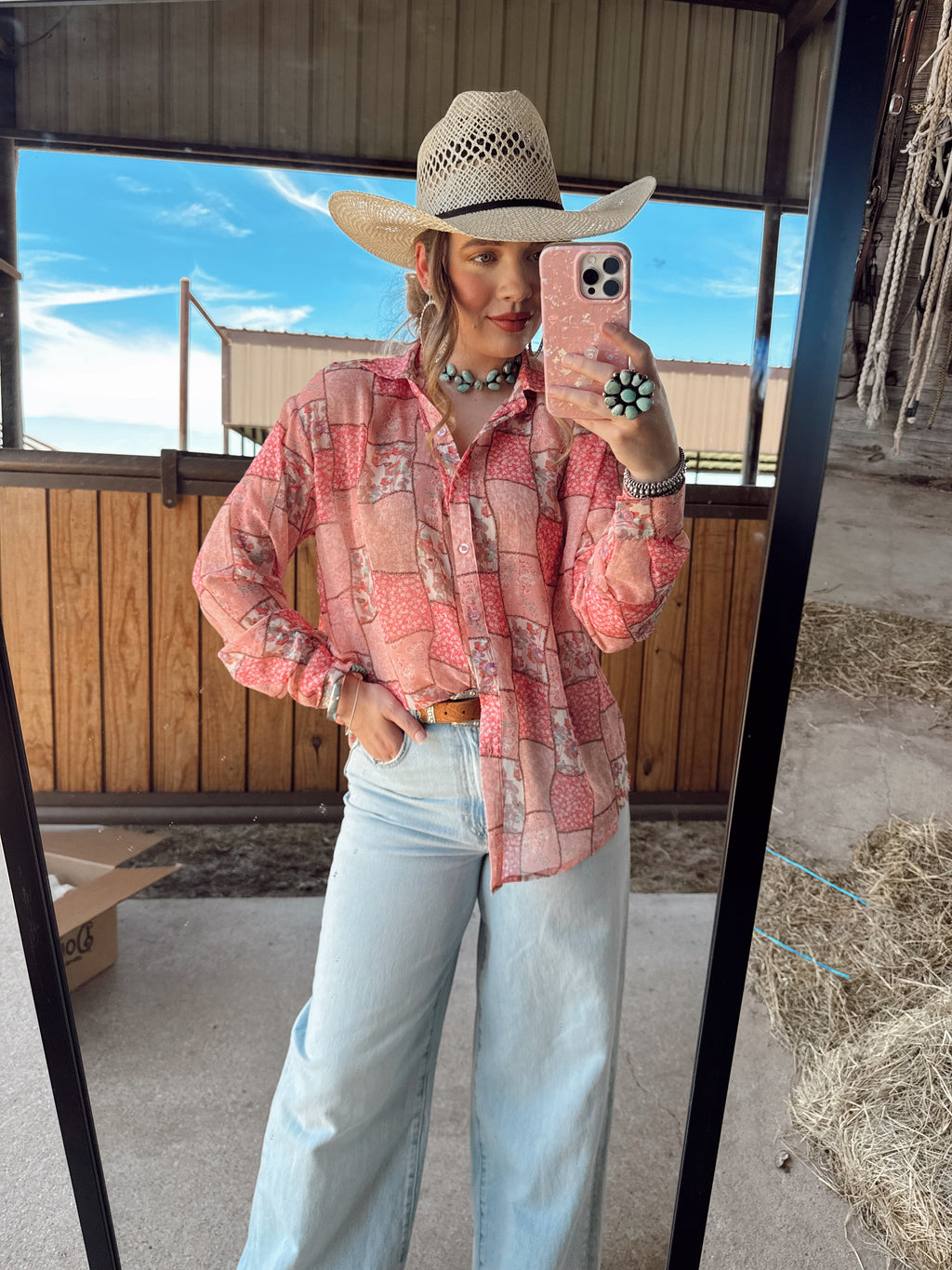 The Bennie Patchwork Top-BEST SELLER