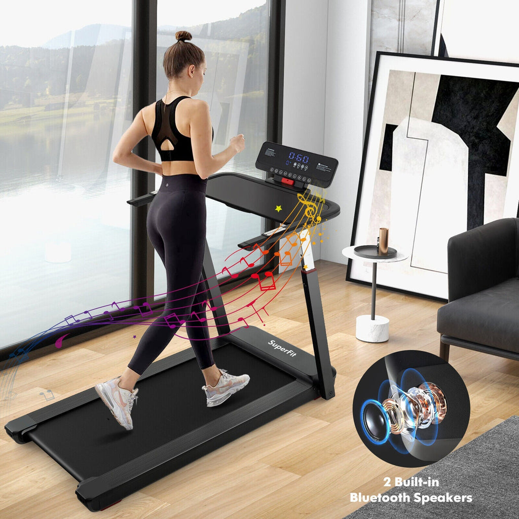 3HP Folding Treadmill with Adjustable Height and APP Control