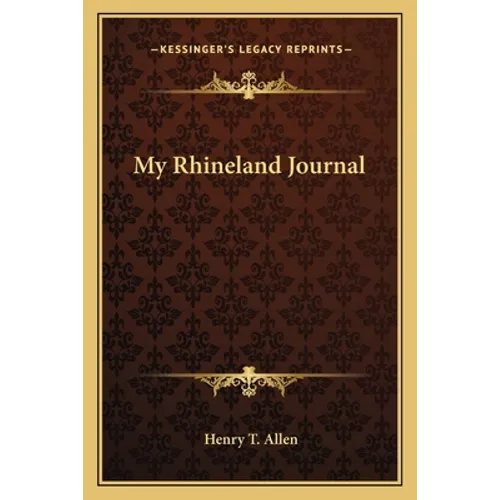 My Rhineland Journal - Paperback