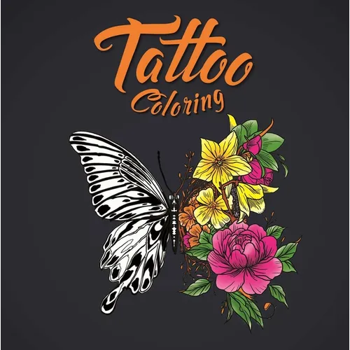 Tattoo Coloring: Adult Coloring Book - Paperback