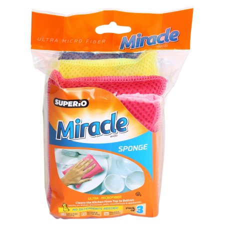 3Pc Miracle Sponge