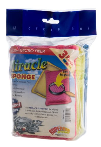 3Pc Miracle Sponge