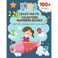 123 Easy Math Counters Numbers Books Baby First Learning Math Flash Cards: Practice tracing dot to dot with large numbers, counting blocks and writing - Paperback