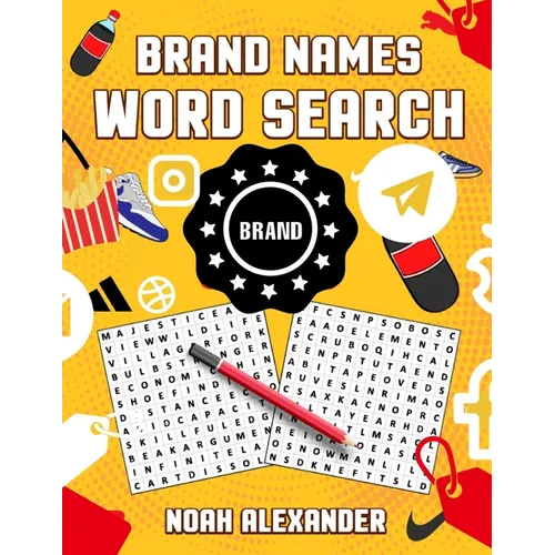 Brands Word Search - Paperback