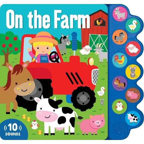 On the Farm: 10-Button Sound Book - Board Book