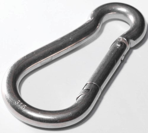3/16" CARABINER STYLE SNAP CLIP