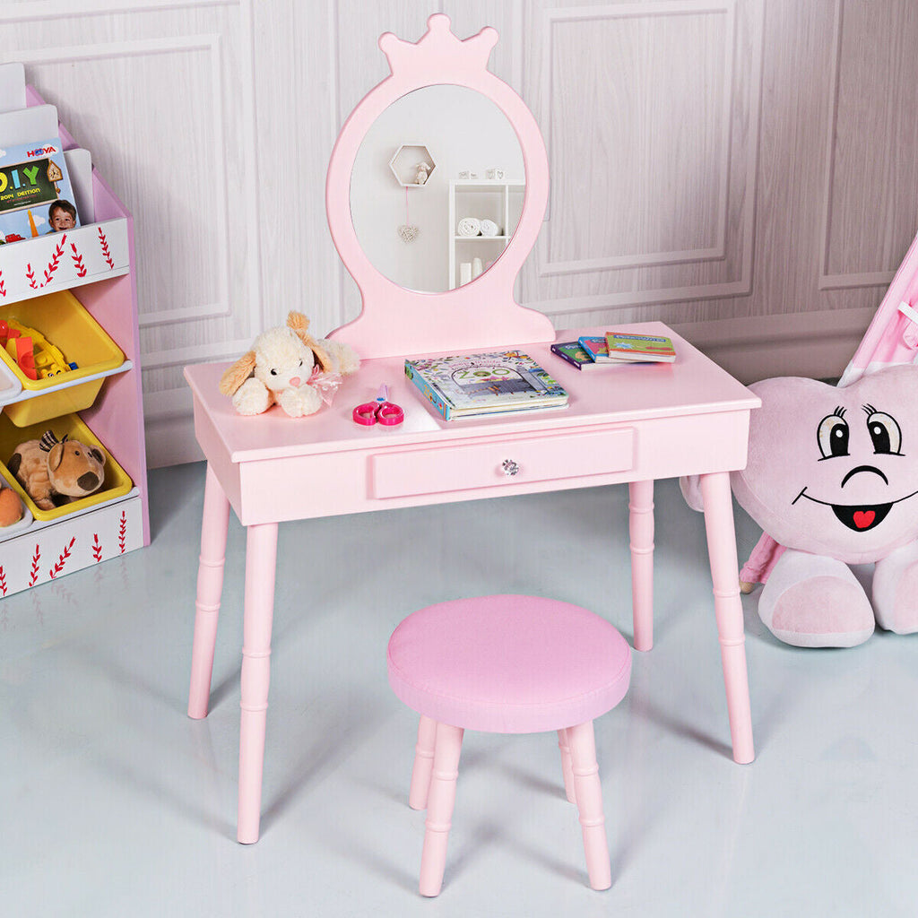 Kids Vanity Makeup Table