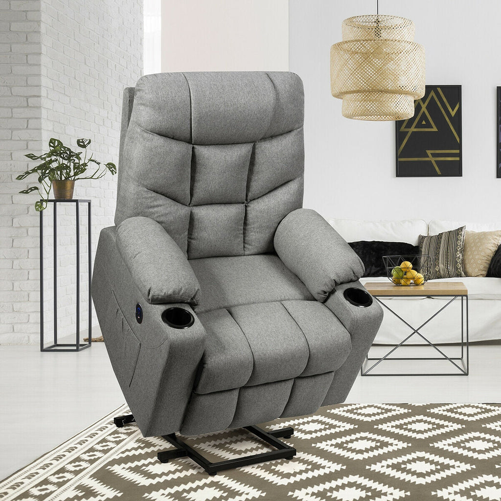 Electric Power Lift Recliner Massage Sofa