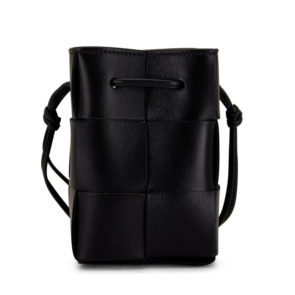 Chic Woven Mini Crossbody Bucket Bag – Lightweight Shoulder Handbag