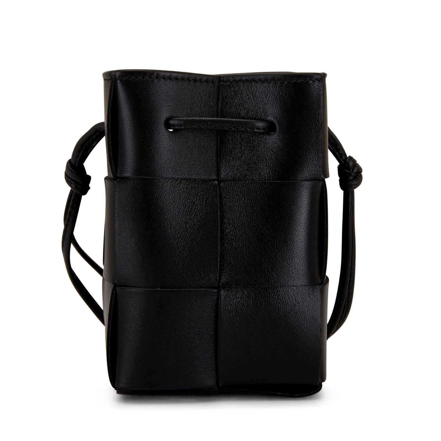 Chic Woven Mini Crossbody Bucket Bag – Lightweight Shoulder Handbag