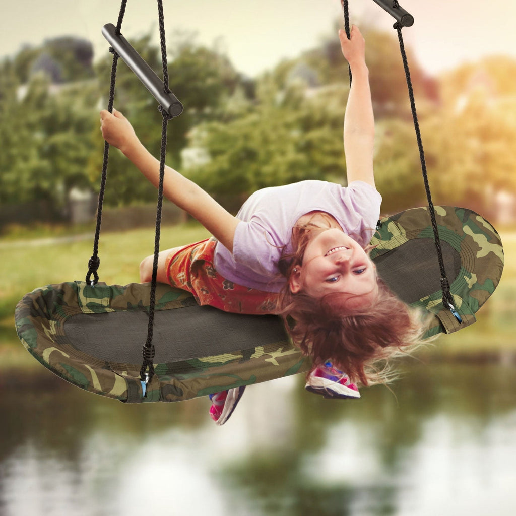 Saucer Tree Swing Surf Kids Outdoor Adjustable
