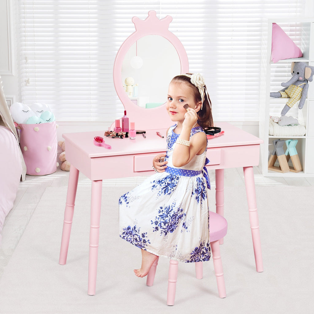 Kids Vanity Makeup Table