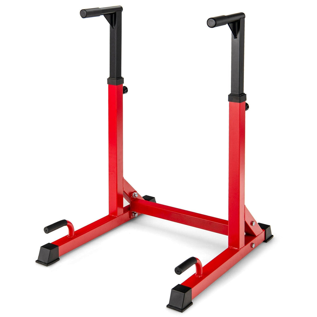 Adjustable Dip Bar with 10 Height Levels