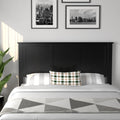 Full Wood Headboard Flat Panel with Pre-drilled Holes and Height Adjustment