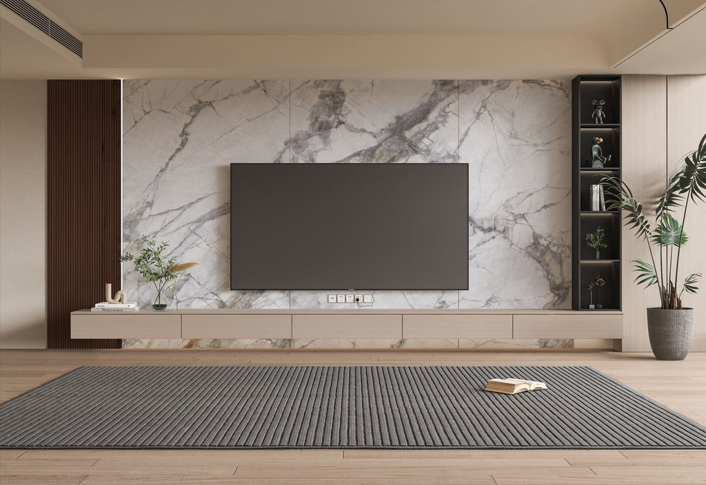 3D Deep Veins PVC Marble Sheets UV Protected | Waterproof | 4x8 ft (32 sq. ft)