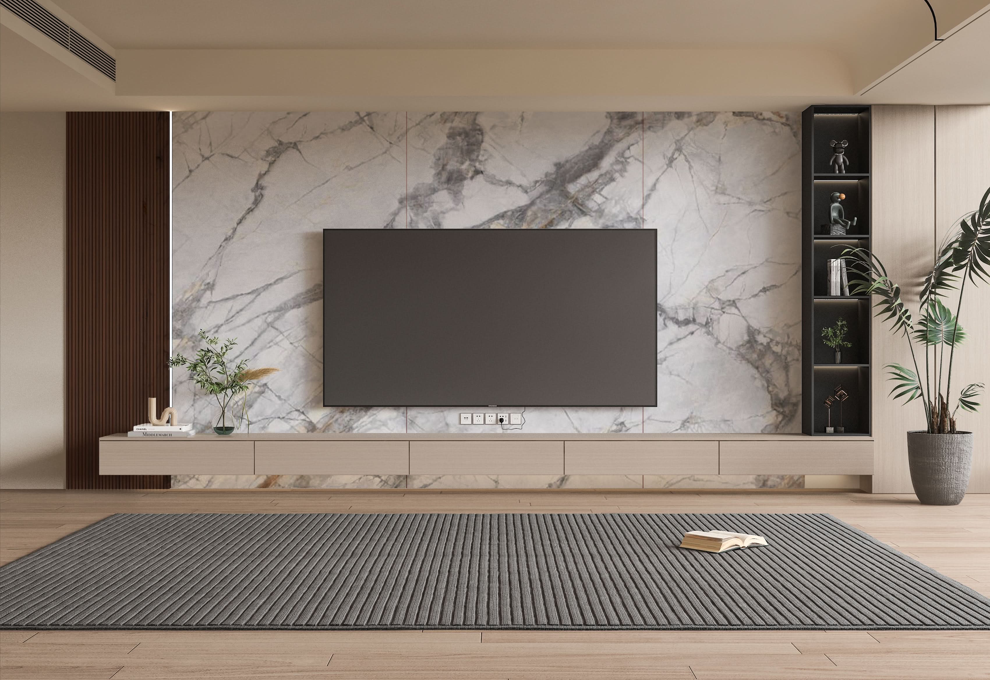 3D Deep Veins PVC Marble Sheets UV Protected | Waterproof | 4x8 ft (32 sq. ft)
