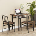 3-Piece Dining Table Set with Rectangular Kitchen Table and 2 Chairs
