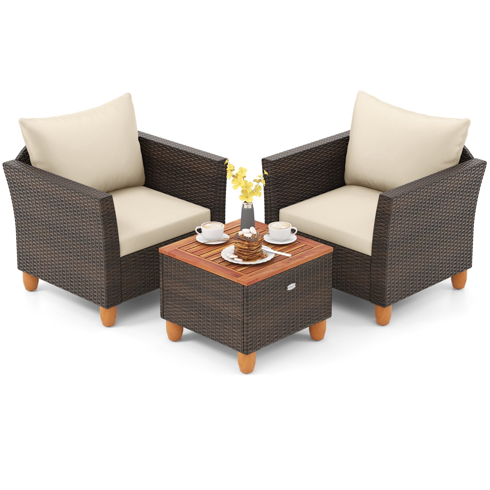 3 Pieces Patio