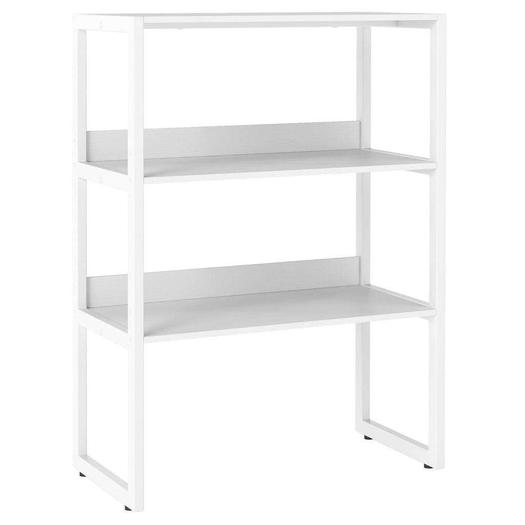 3-Tier Countertop Storage Hutch with Open Shelves