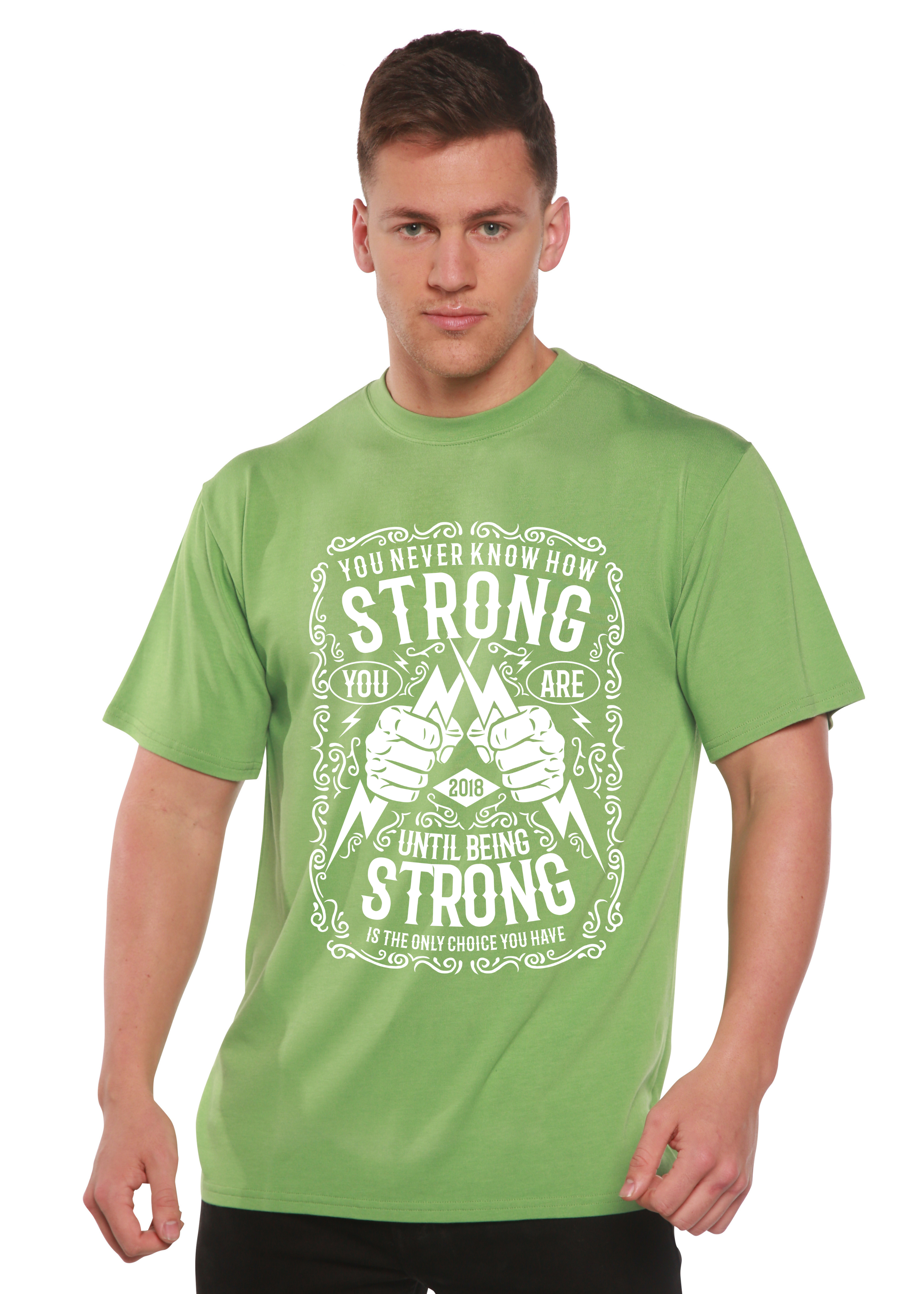 Strong Spun Bamboo® Men's Bamboo Viscose/Organic Cotton Short Sleeve Graphic T-Shirt