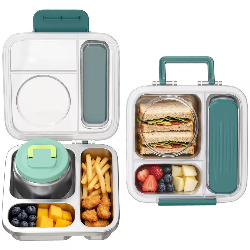 Stainless Steel Lunch Box with 8 oz Soup Cup