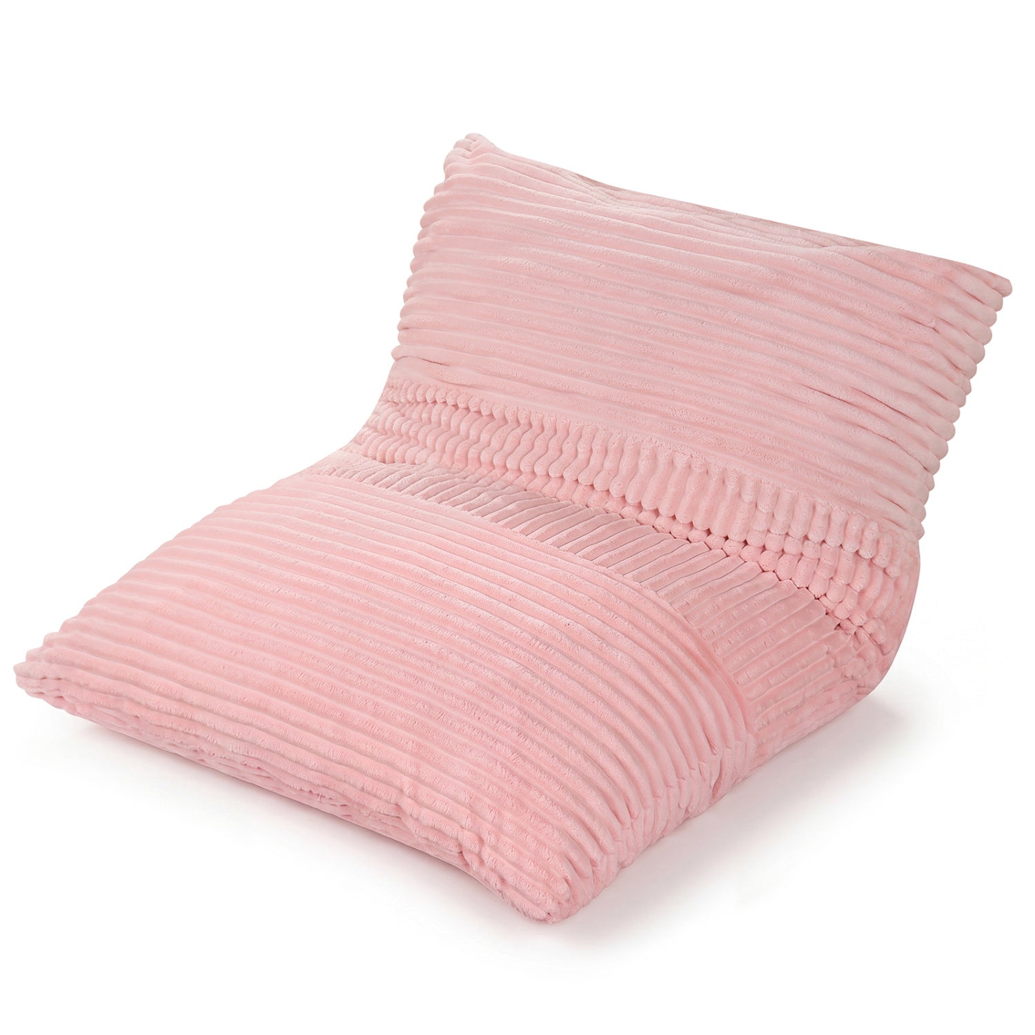 3-in-1 Convertible Bean Bag Chair with Corduroy Fabric