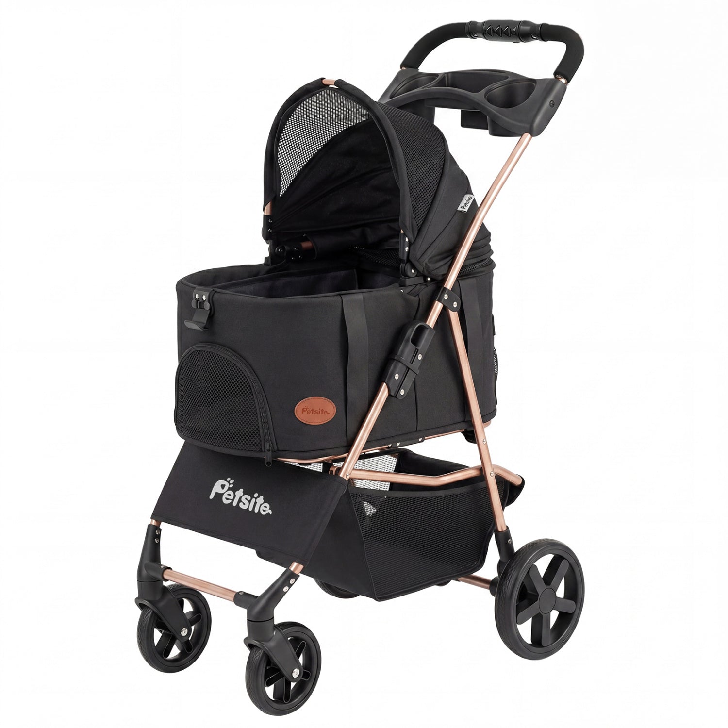 3-in-1 Foldable Pet Stroller for Small to Medium Dogs