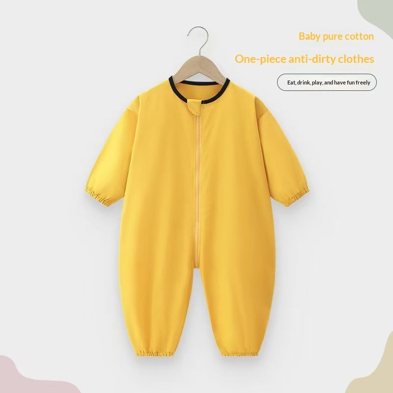 Baby Coverall Crawling Cotton UV-Protective Jumpsuit