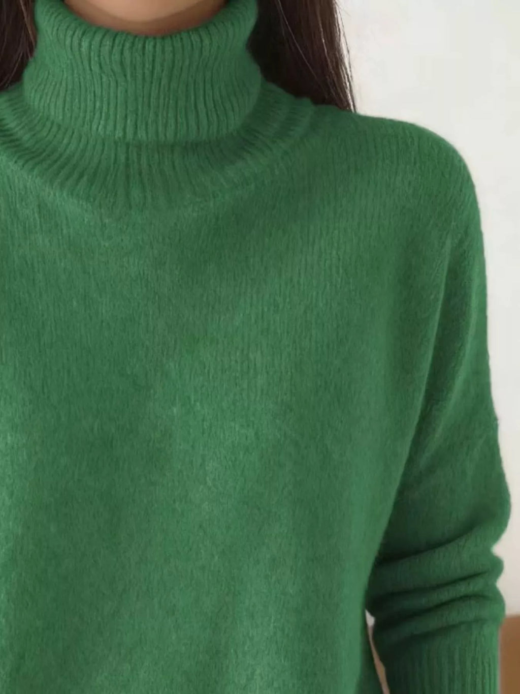 Turtleneck Long Sleeve Sweater