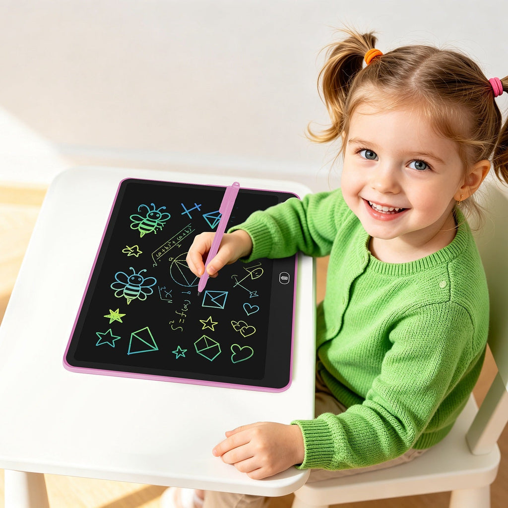 LCD Writing Tablet for Kids with Stylus & Lock Function