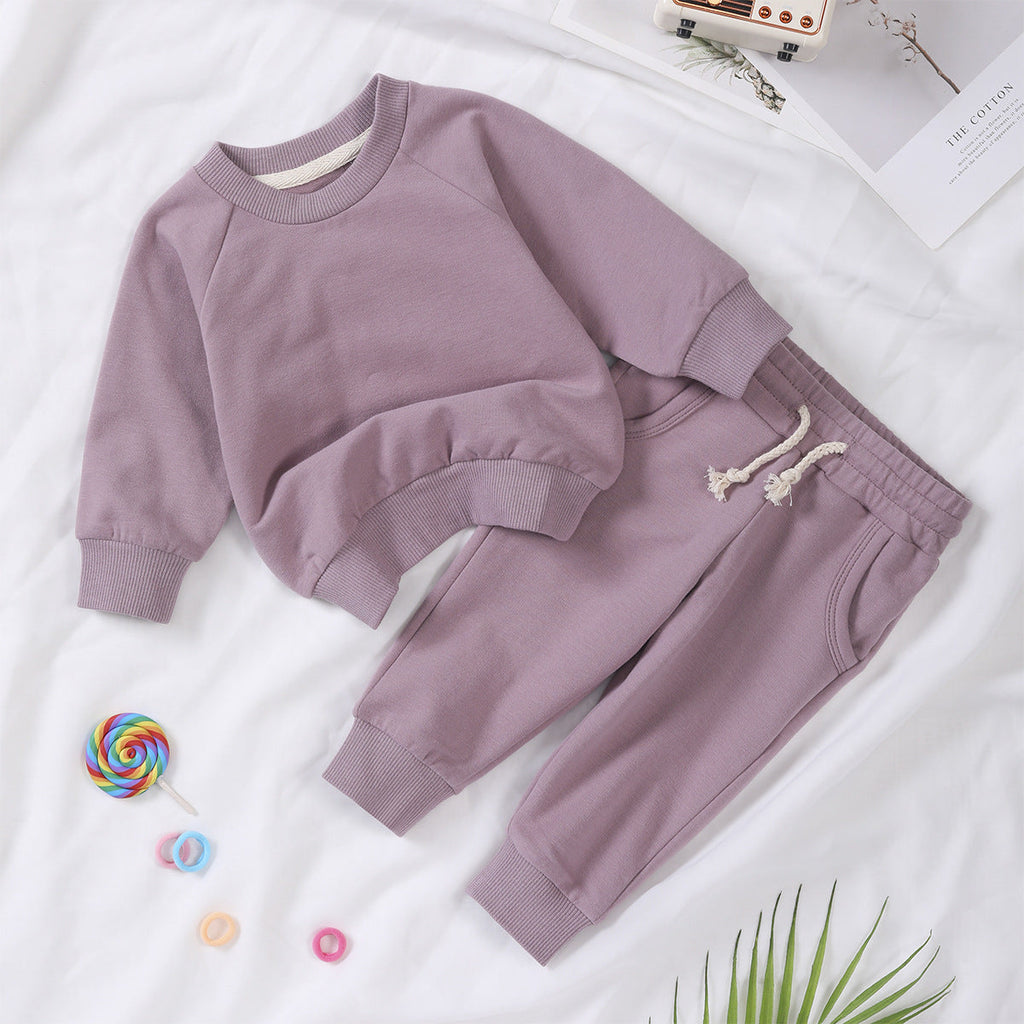 Children's Homewear Sweatshirt And Pants Set