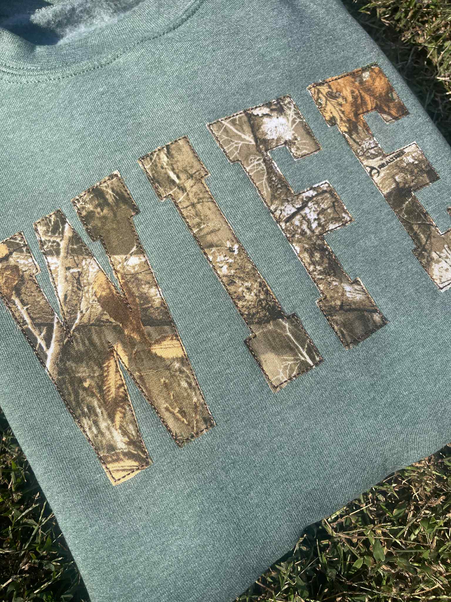 Personalized Realtree® Camo Appliqué Shirt | Custom Embroidered Name Shirt