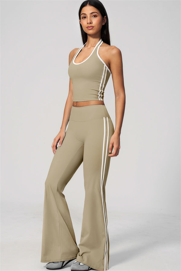 The Onyx Tank Top Flared Leggings 2-Piece Set