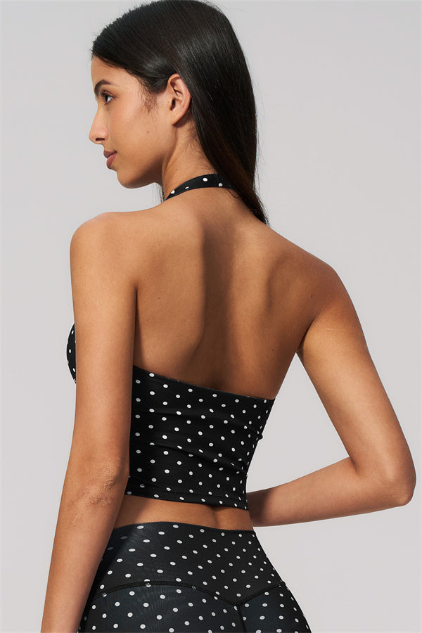 The Frame Halter Tank Top Capri Leggings 2-Piece Set