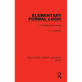 Elementary Formal Logic: A Programmed Course - Paperback