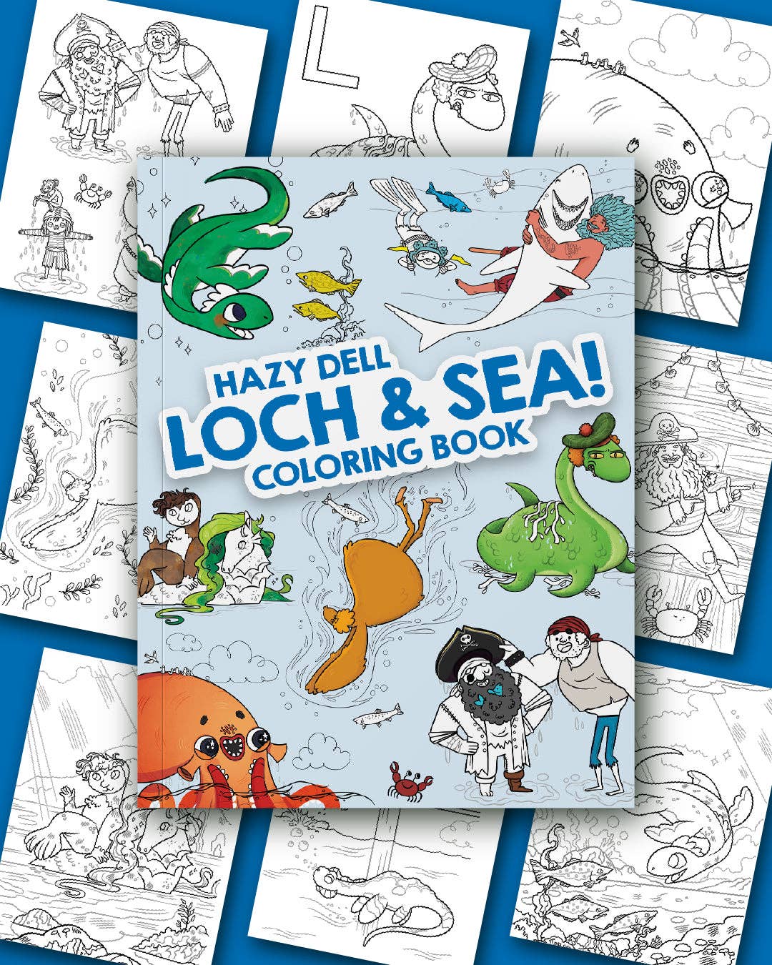 Loch & Sea! Children's Coloring Book
