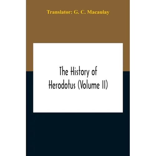 The History Of Herodotus (Volume II) - Paperback