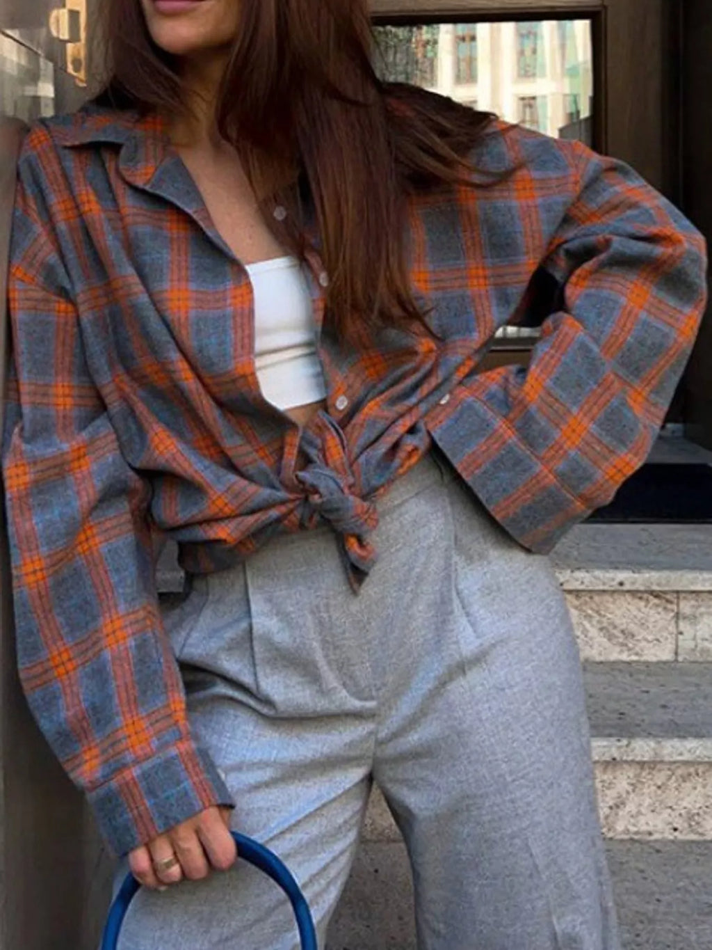 Plaid Button Up Shirt