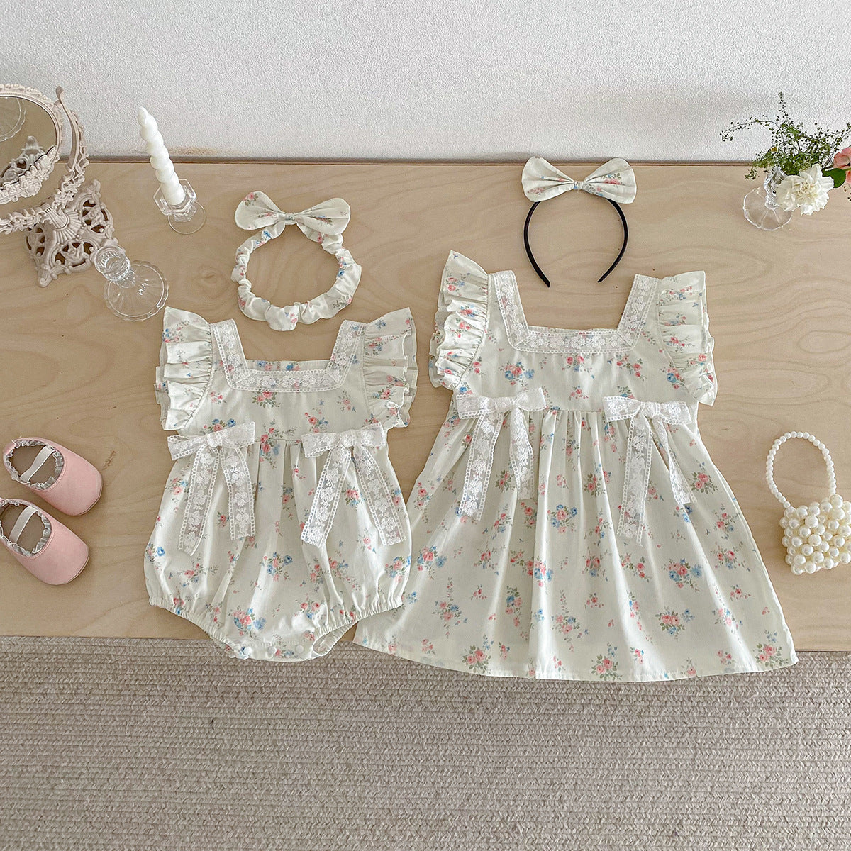Summer Short-sleeved Sweet Hip-covering Top For Girls