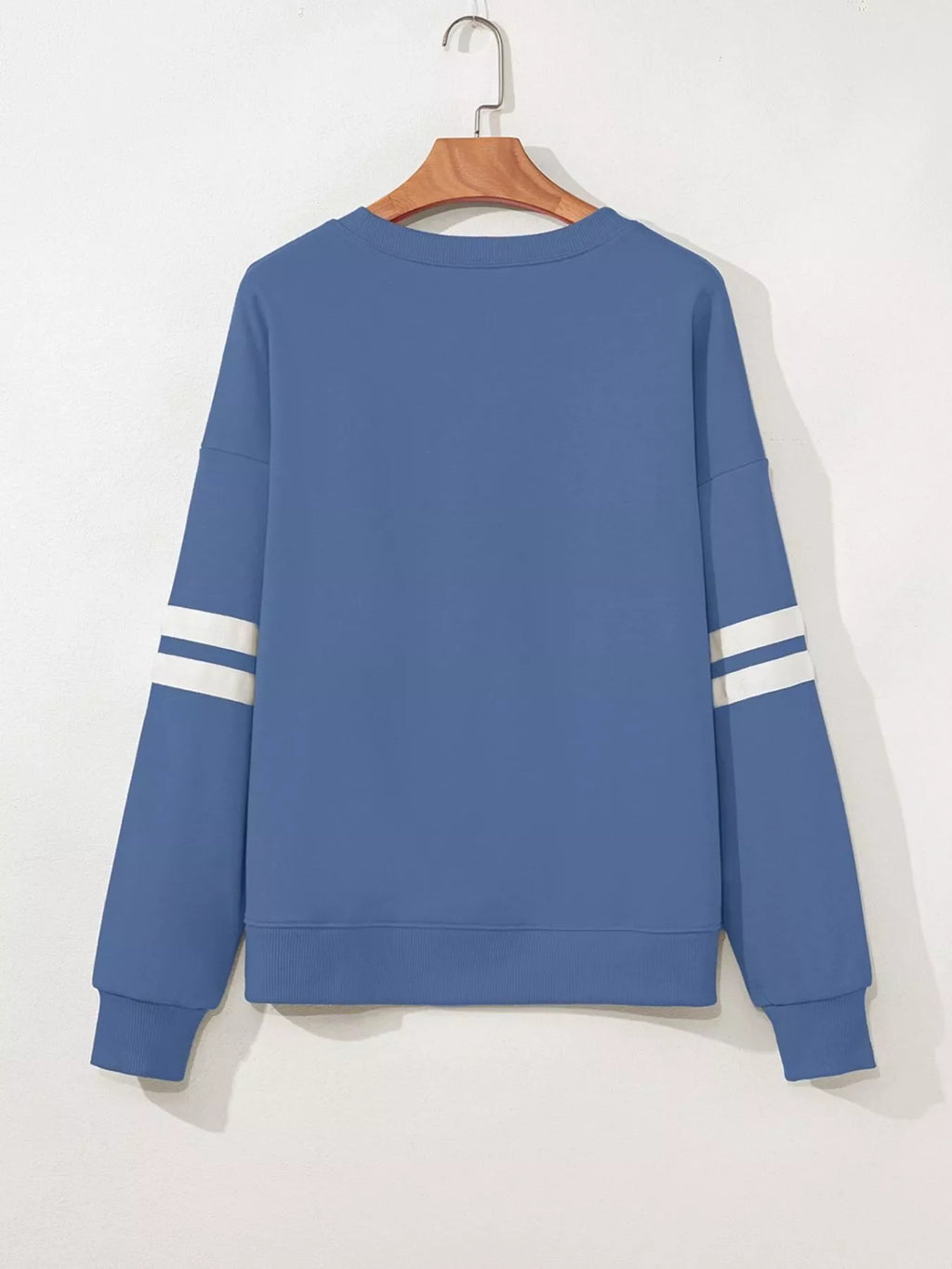 Striped Dropped Shoulder Sweatshirt