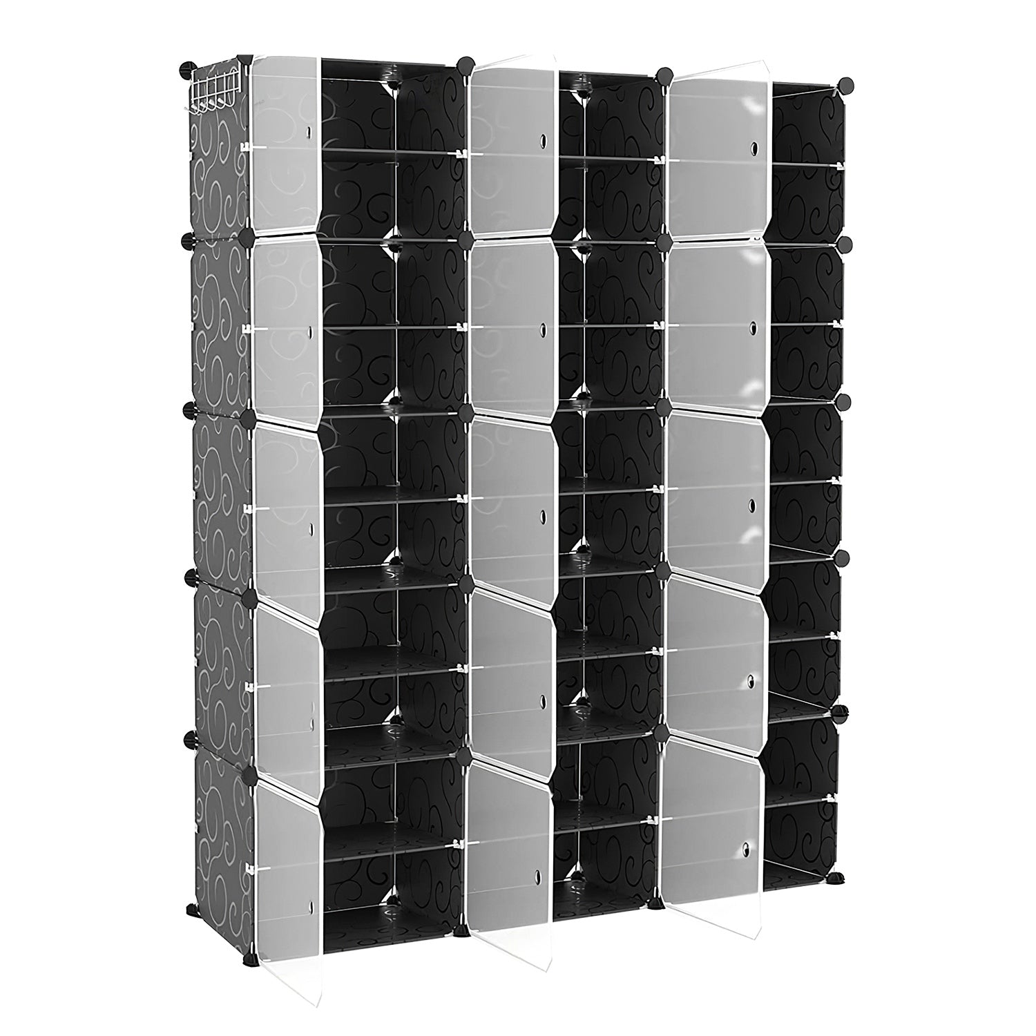 Shoe Rack Organizer: 10-Tier 3-Row Stackable Cabinet
