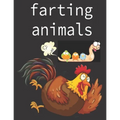 Farting animals: Funny Farting Animals Coloring Book. - Paperback