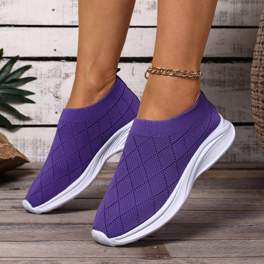 Breathable Mesh Round Toe Shoes