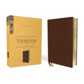 Kjv, Thompson Chain-Reference Bible, Genuine Leather, Calfskin, Brown, Red Letter, Comfort Print - Leather