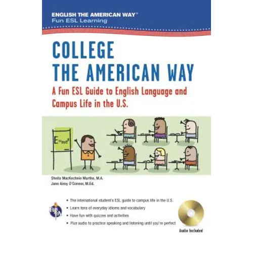 English the American Way: A Fun ESL Guide for College Students (Book + Audio) - Paperback
