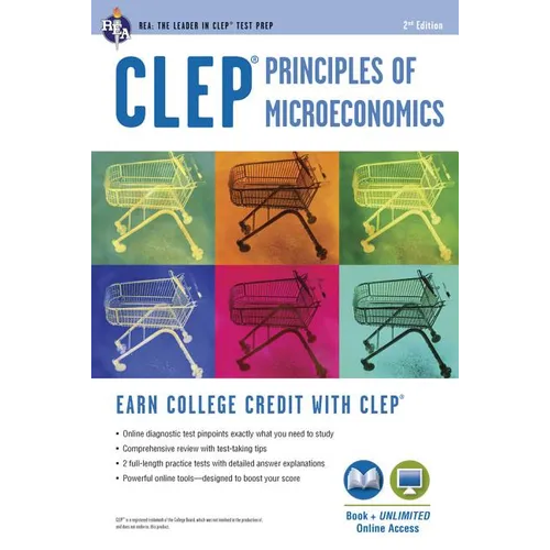 Clep(r) Principles of Microeconomics Book + Online - Paperback