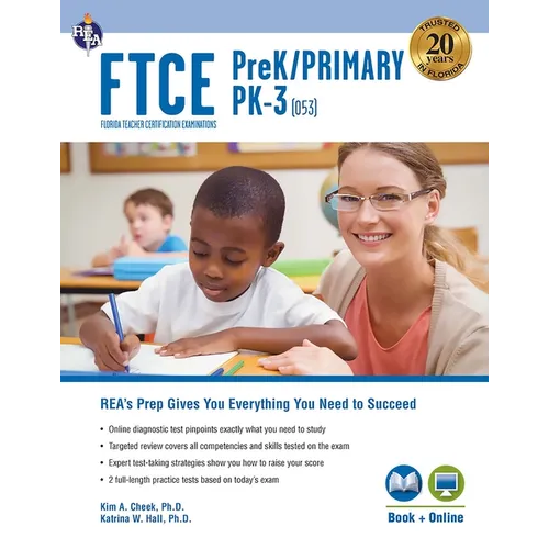 FTCE Prekindergarten/Primary Pk-3 (053) Book + Online - Paperback