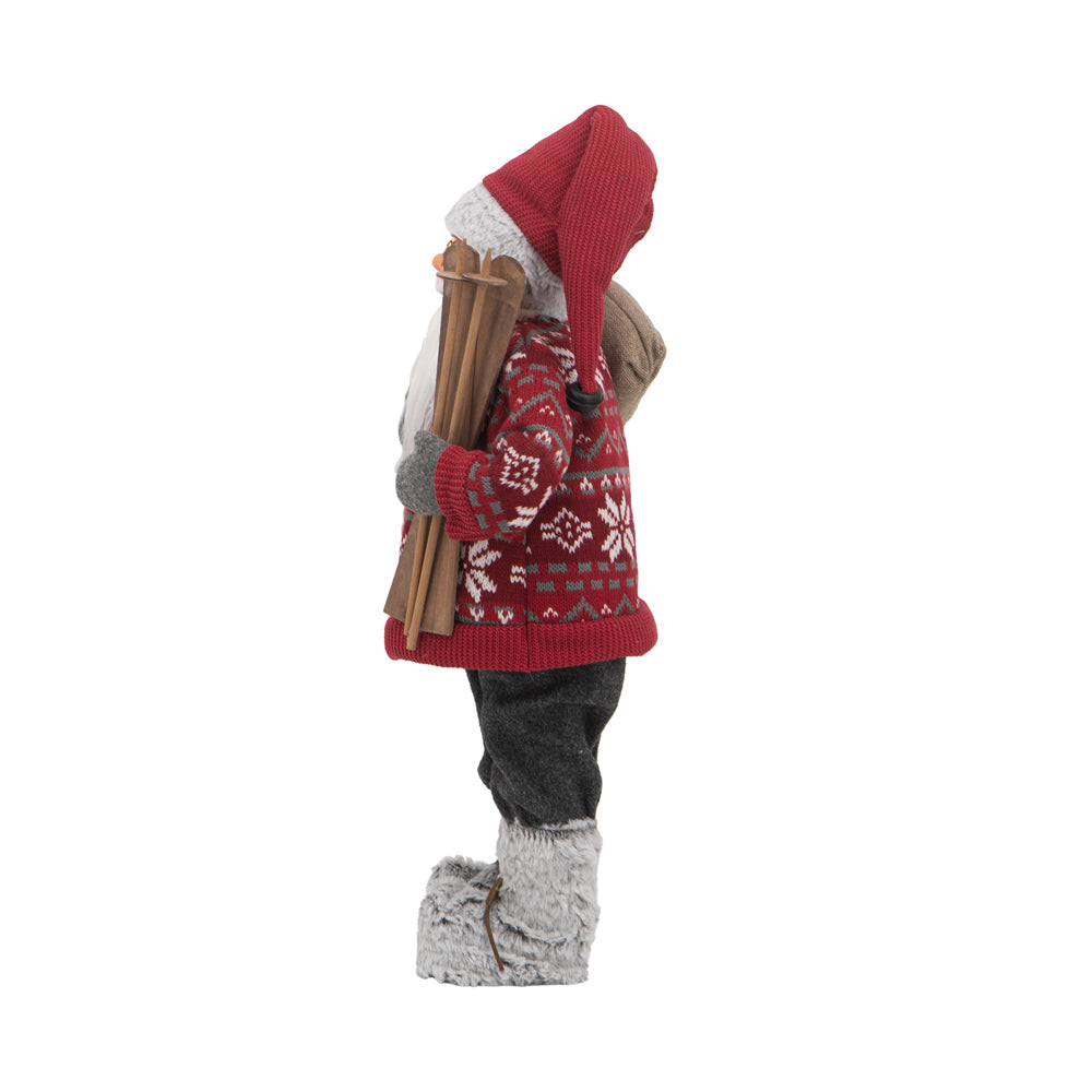 10.6X7.5X23.6" Standing Santa